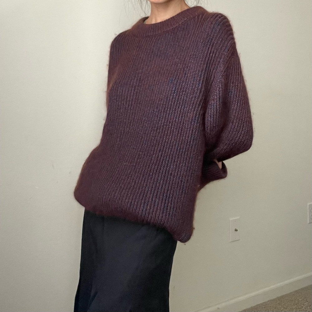 Jil Sander Mohair Silk Knit Sweater
